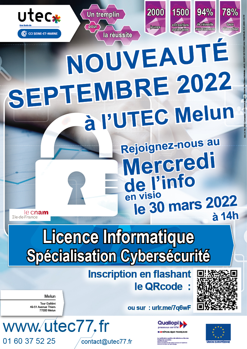 Licence cyber Melun