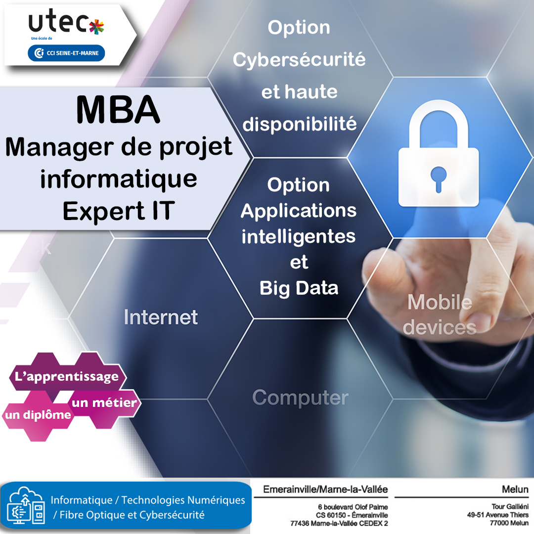 nouveaux MBA informatiques UTEC 2023